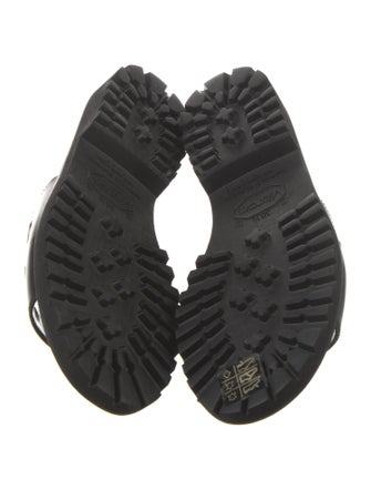 Manolo Blahnik Leather Slides