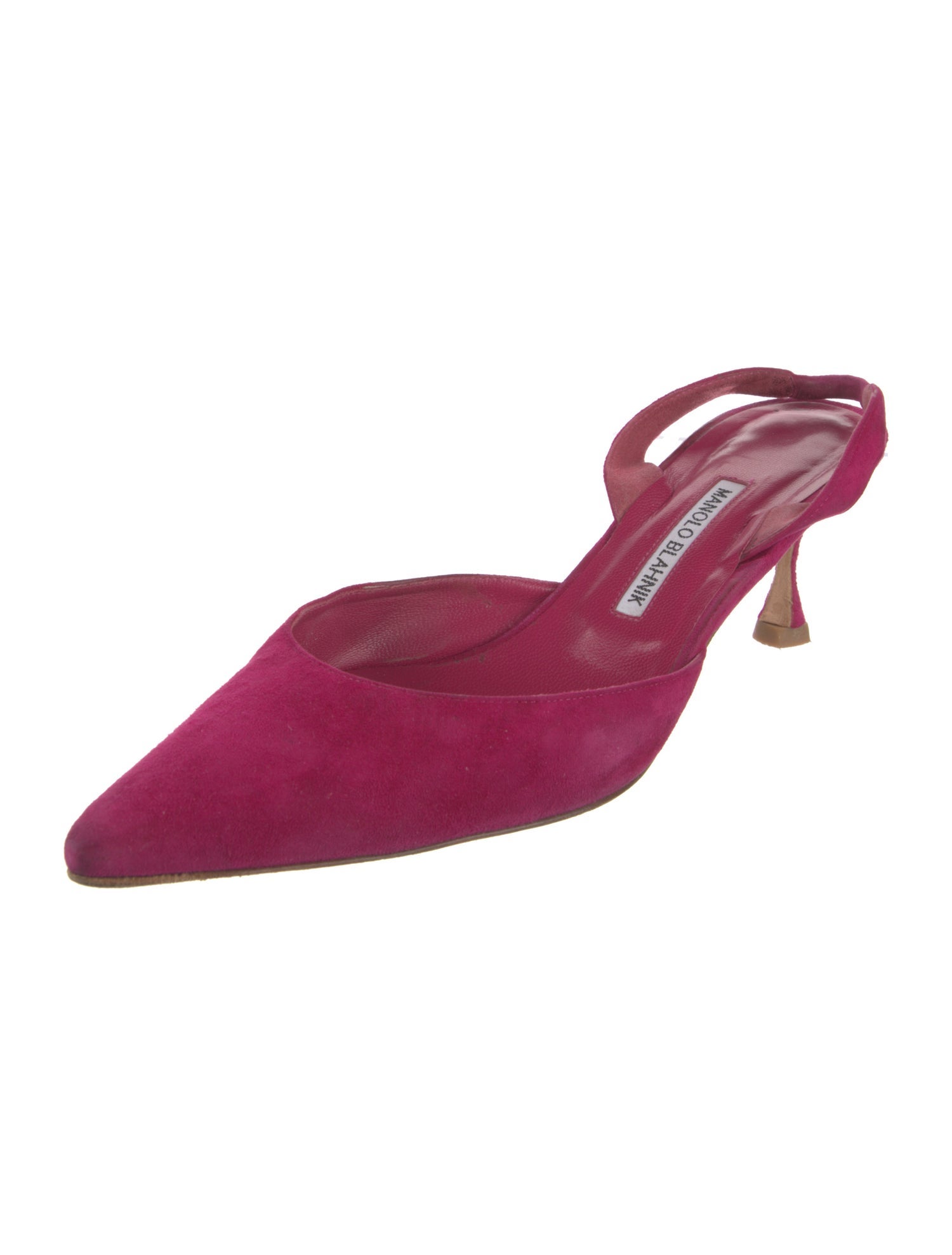 Manolo Blahnik Suede Mules