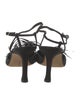 Manolo Blahnik Feather Trim Slingback Pumps