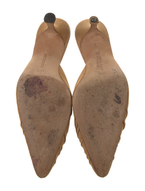 Manolo Blahnik Suede Mules