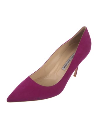 Manolo Blahnik Suede Pumps