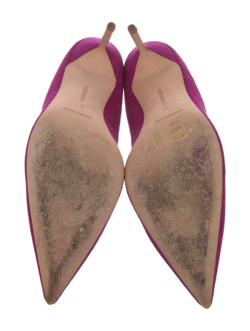 Manolo Blahnik Suede Pumps