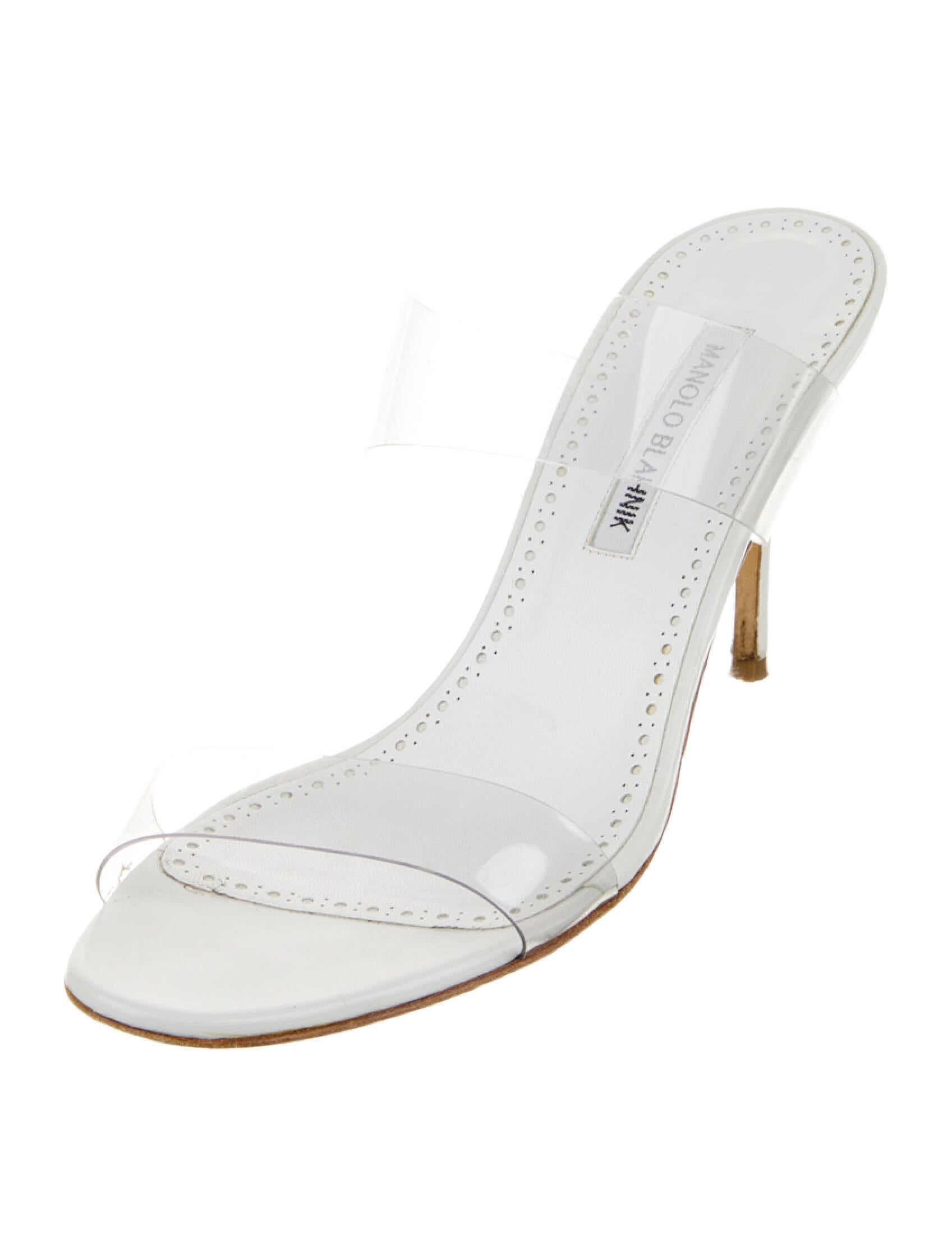 Manolo Blahnik PVC Slides