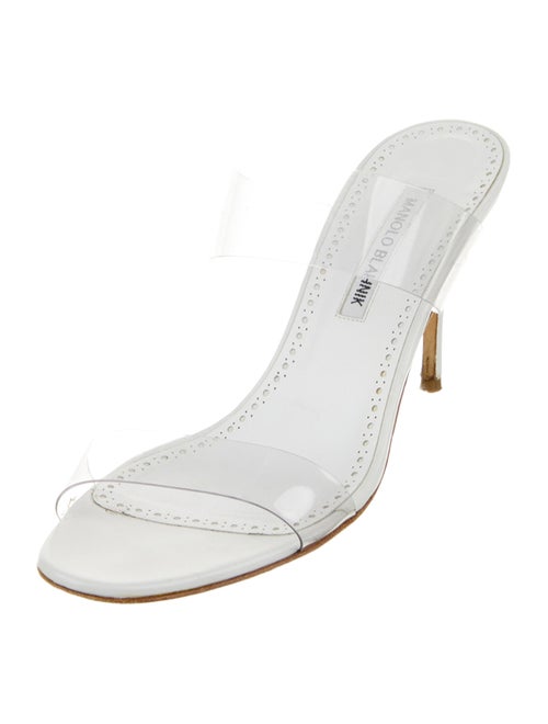 Manolo Blahnik PVC Slides