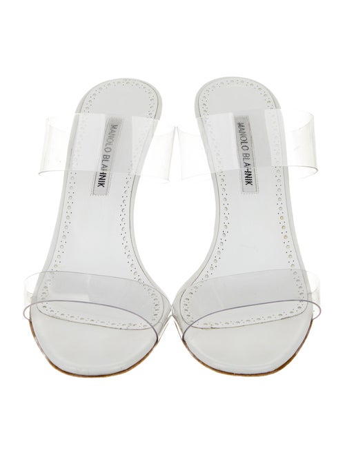 Manolo Blahnik PVC Slides