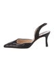 Manolo Blahnik Sequins Sequin Embellishments Slingback Pumps