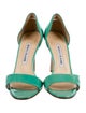 Manolo Blahnik Patent Leather Sandals