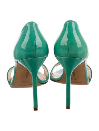 Manolo Blahnik Patent Leather Sandals