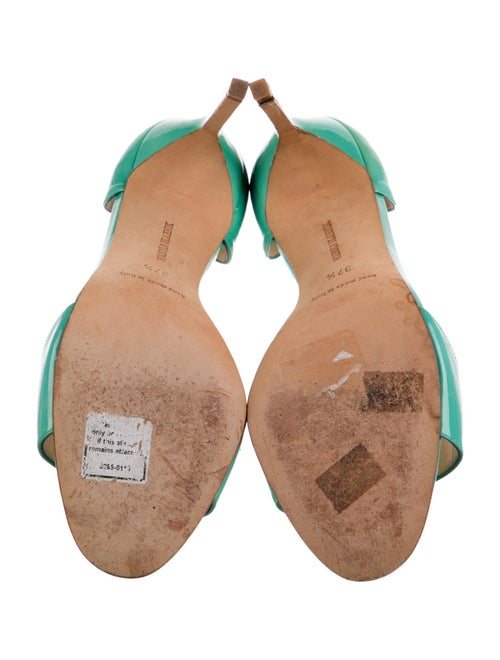 Manolo Blahnik Patent Leather Sandals