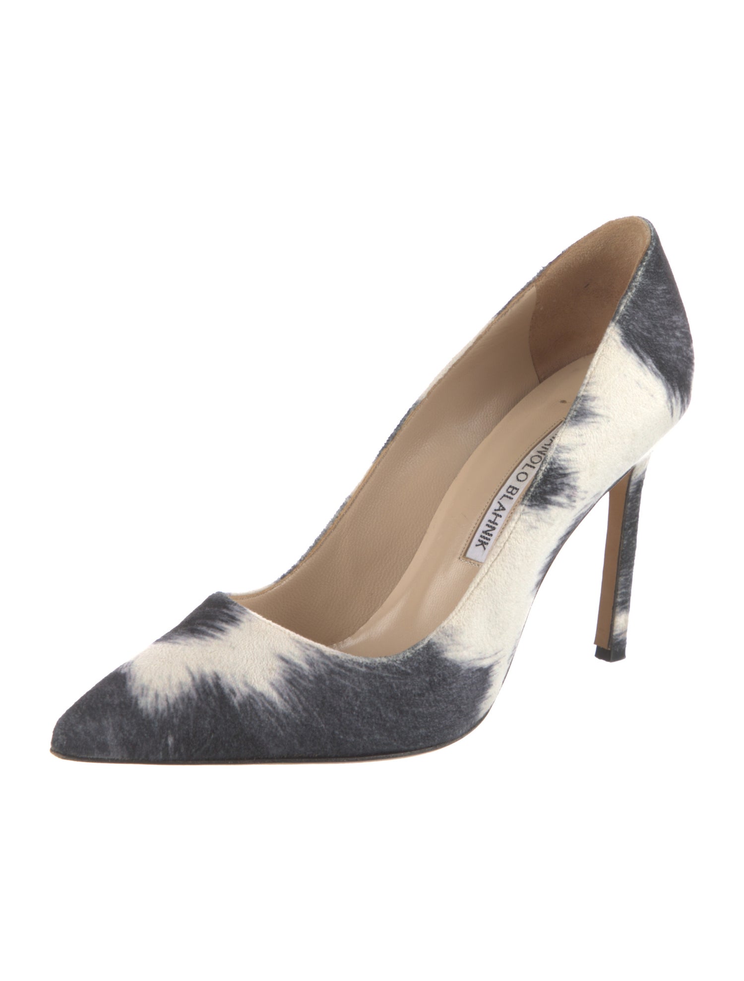Manolo Blahnik Printed Pumps