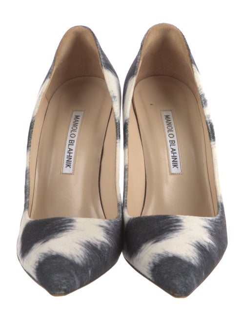 Manolo Blahnik Printed Pumps