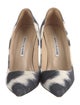 Manolo Blahnik Printed Pumps