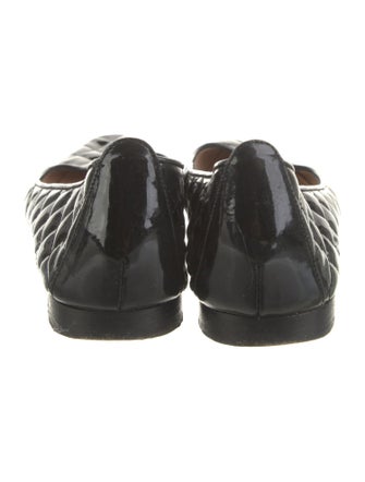 Manolo Blahnik Patent Leather Ballet Flats