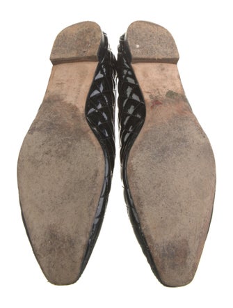 Manolo Blahnik Patent Leather Ballet Flats