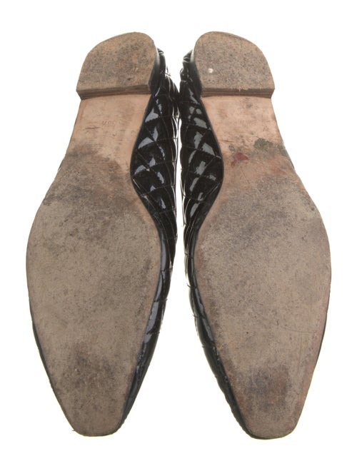 Manolo Blahnik Patent Leather Ballet Flats