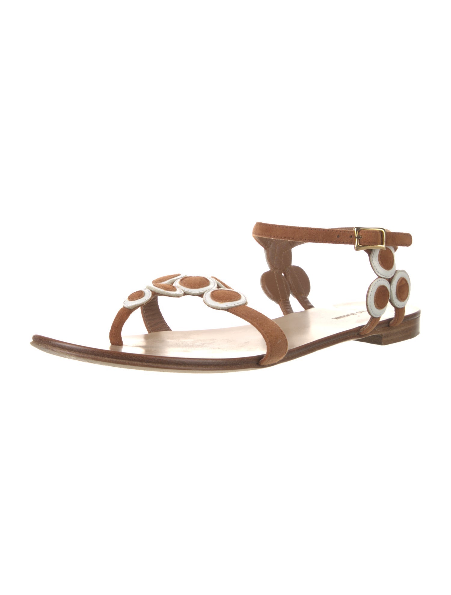 Manolo Blahnik Suede Gladiator Sandals