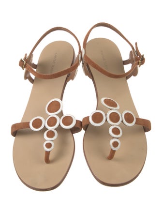 Manolo Blahnik Suede Gladiator Sandals