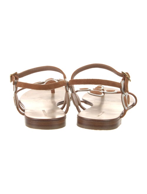 Manolo Blahnik Suede Gladiator Sandals