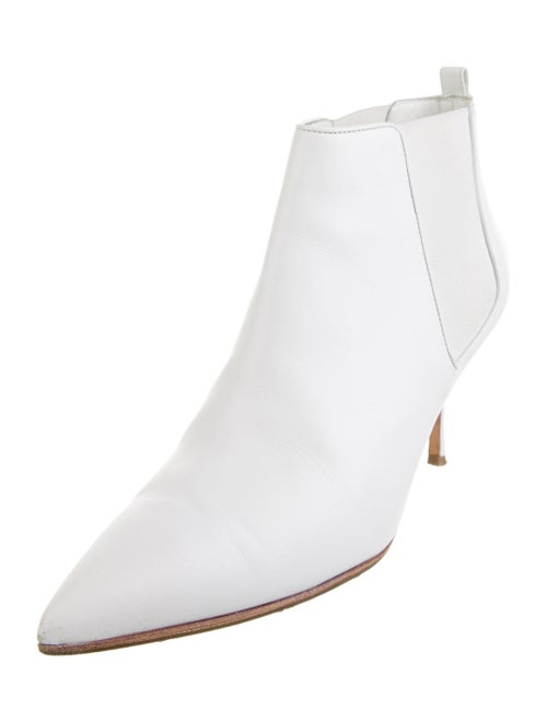 Manolo Blahnik Leather Chelsea Boots