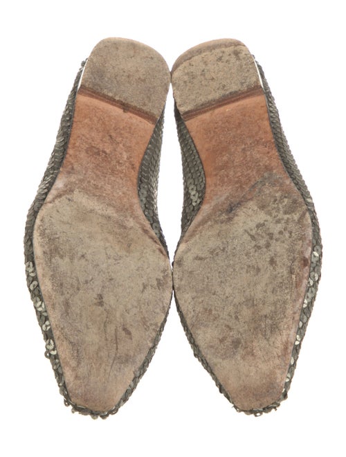 Manolo Blahnik Sequins Ballet Flats