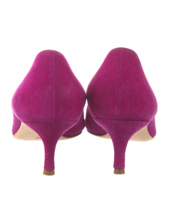 Manolo Blahnik Suede Pumps