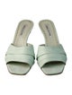 Manolo Blahnik Leather Slides