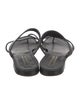 Manolo Blahnik Leather Slides