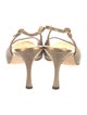 Manolo Blahnik Lizard Slingback Sandals