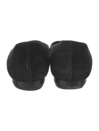 Manolo Blahnik Suede Flats