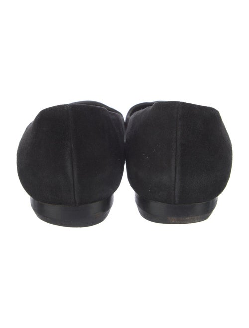 Manolo Blahnik Suede Flats