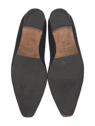 Manolo Blahnik Suede Flats