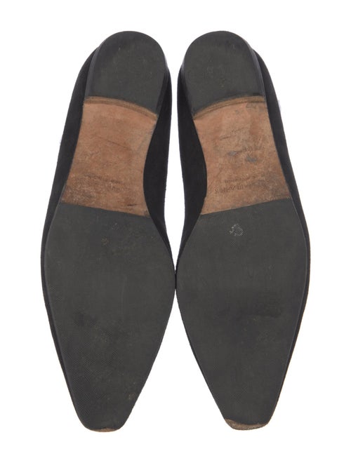 Manolo Blahnik Suede Flats