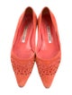 Manolo Blahnik Suede Flats