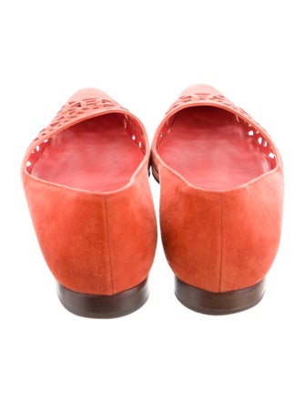 Manolo Blahnik Suede Flats
