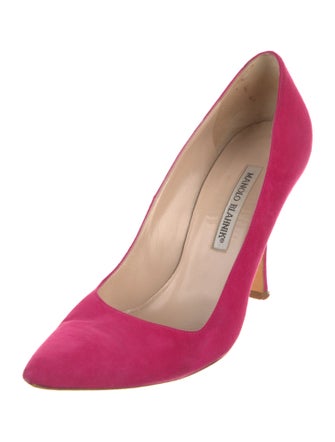 Manolo Blahnik Suede Pumps