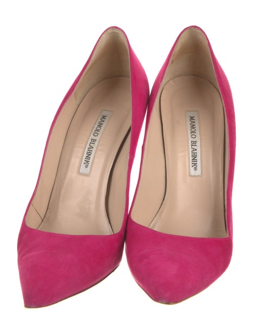 Manolo Blahnik Suede Pumps