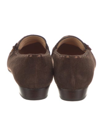 Manolo Blahnik Suede Loafers