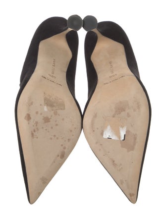 Manolo Blahnik Suede Pumps