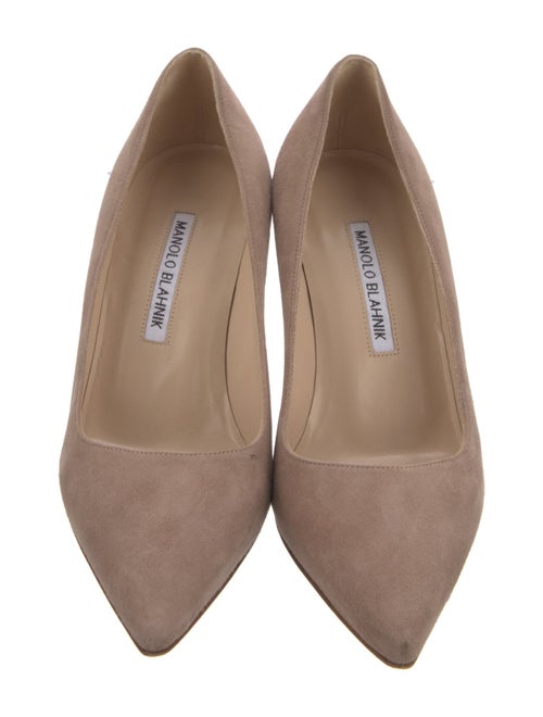 Manolo Blahnik Suede Pumps