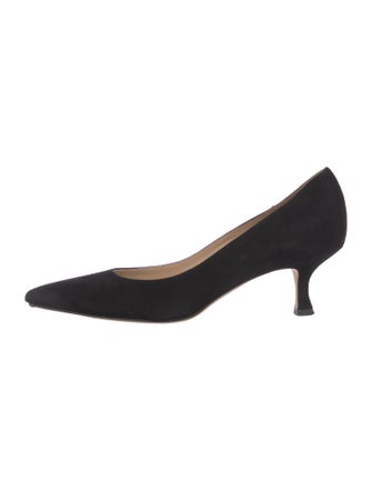Manolo Blahnik Suede Pumps
