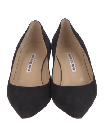 Manolo Blahnik Suede Pumps