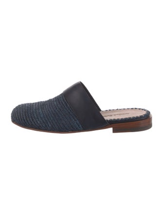 Manolo Blahnik Raffia Mules