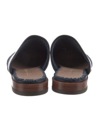 Manolo Blahnik Raffia Mules