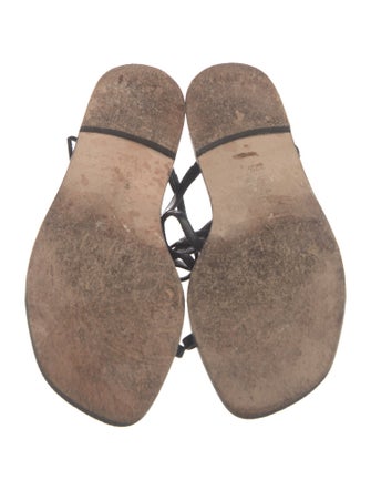 Manolo Blahnik Patent Leather Slides