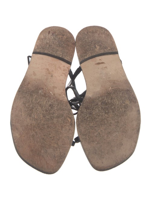 Manolo Blahnik Patent Leather Slides