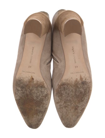 Manolo Blahnik Suede Boots