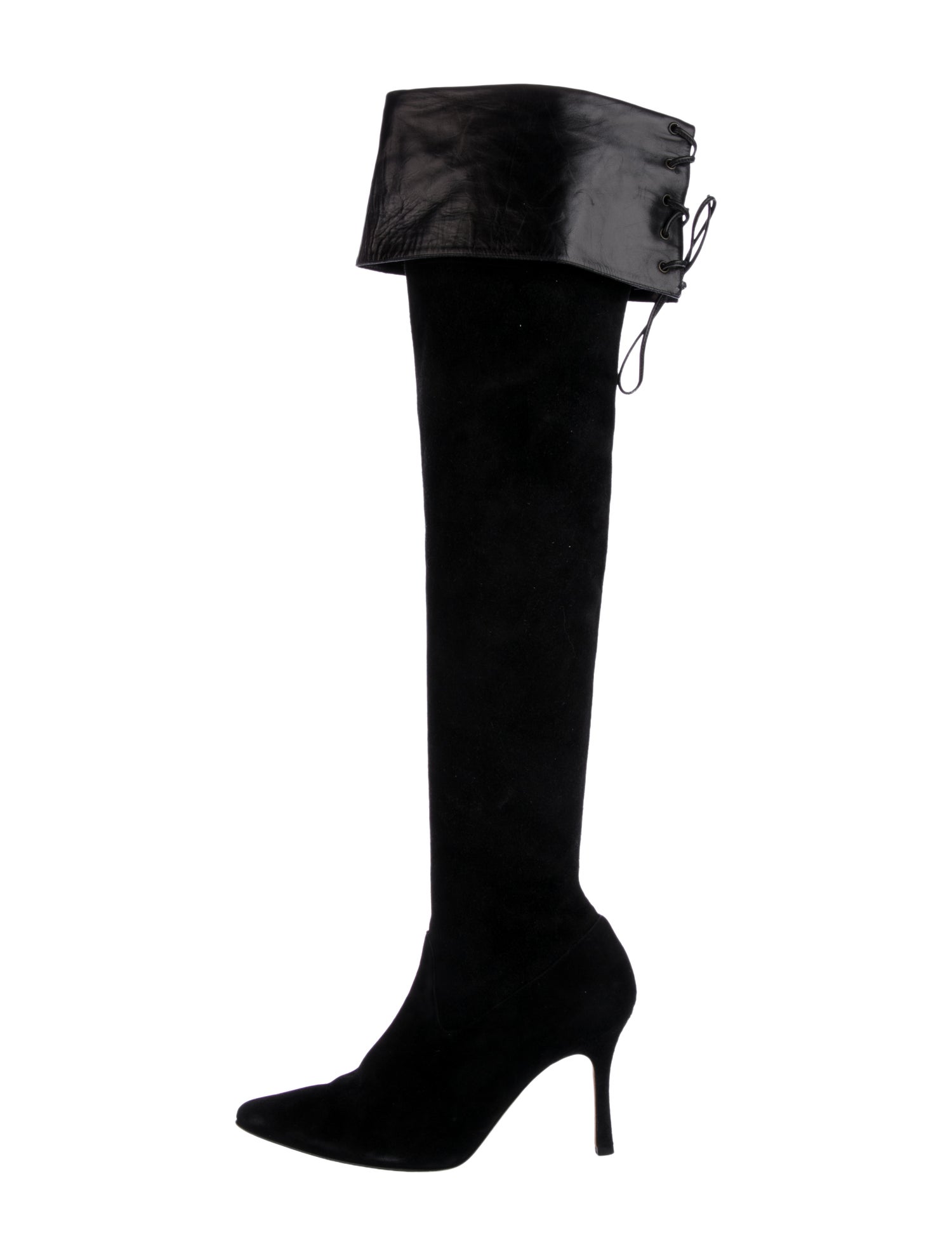 Manolo Blahnik Suede Boots