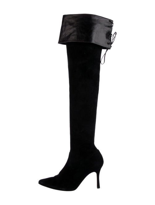 Manolo Blahnik Suede Boots