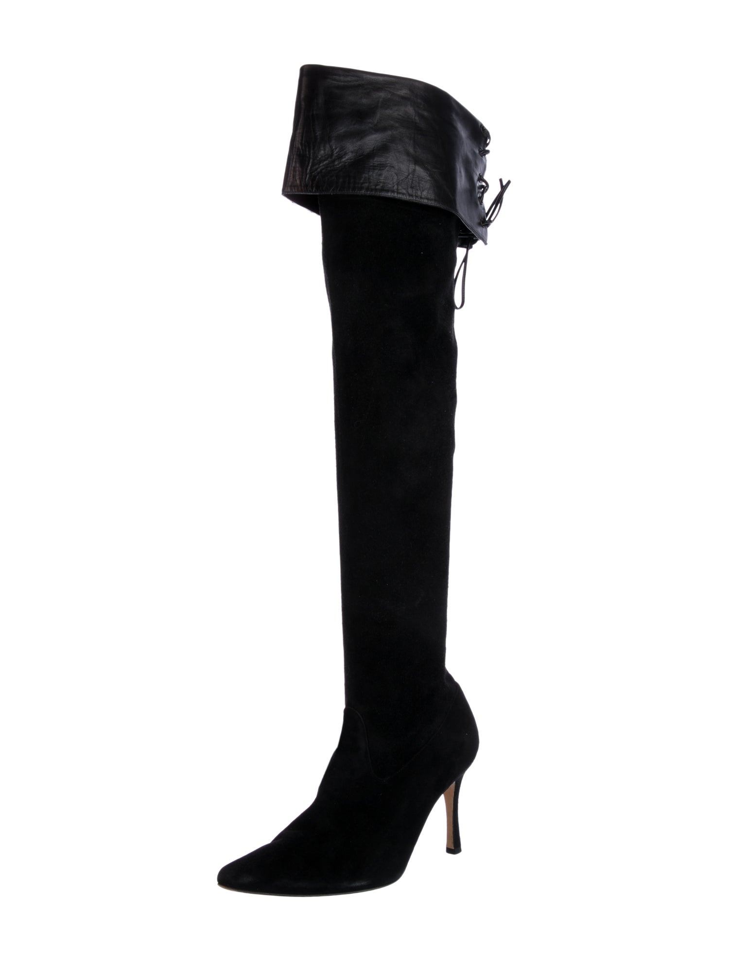 Manolo Blahnik Suede Boots