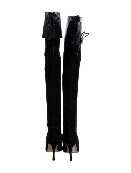 Manolo Blahnik Suede Boots